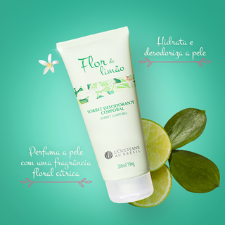 Sorbet Desodorante Corporal Flor de Limão 200ml
